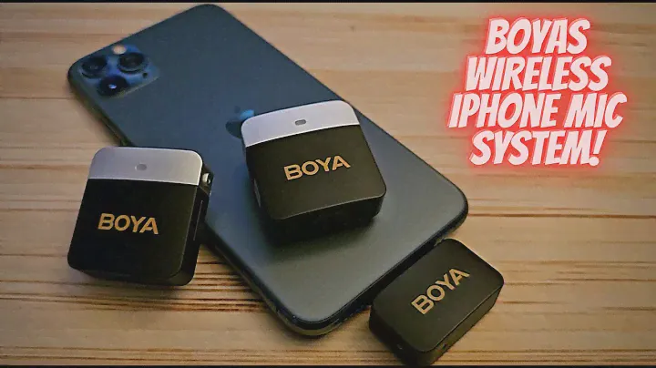 Your iPhone needs this MIC!! The Boya BY-M1V6 Wireless Mic System for your iPhone or iPad!!