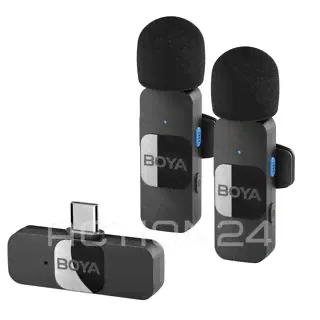 Петличный микрофон Boya BY-V20 Type-C (2 микрофона)
