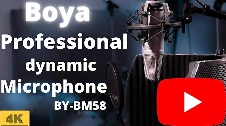 Boya BY-BM58 Professional Cardioid dynamic microphone, Boya Professional dynamic microphone