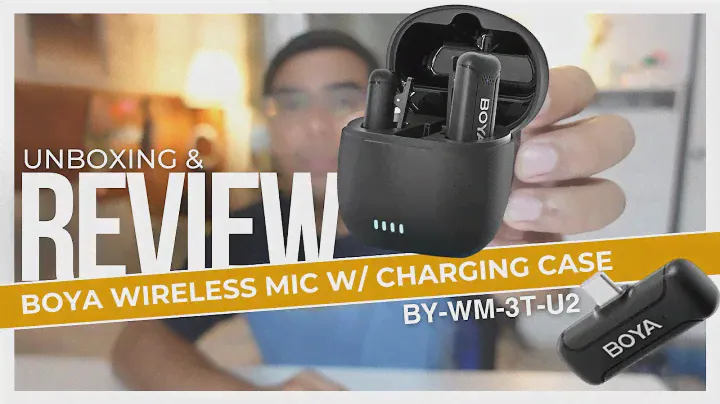 Review: Affordable BOYA Wireless Microphone USB-C with Charging Case | BY-WM3T-U2 [TAGALOG]